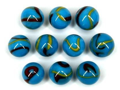 CUSTOM SET Glass Game Marbles 16mm LOT OF 10 (You Choose Color)