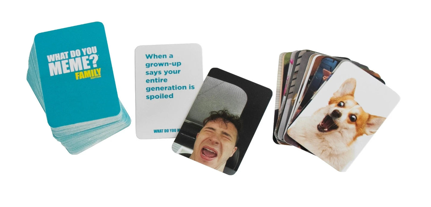 World's Smallest FAMILY Edition - WHAT DO YOU MEME? Card Game Pocket Size