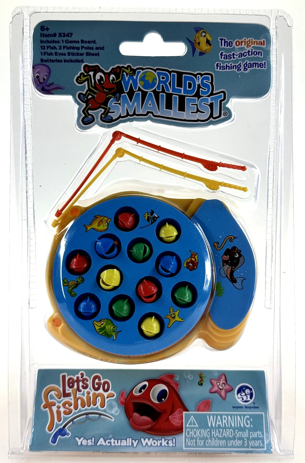 World's Smallest FISHING GAME Battery Op