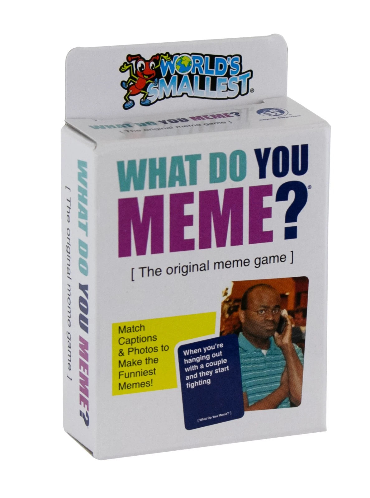 World's Smallest ADULT Edition - WHAT DO YOU MEME? Card Game Pocket Size