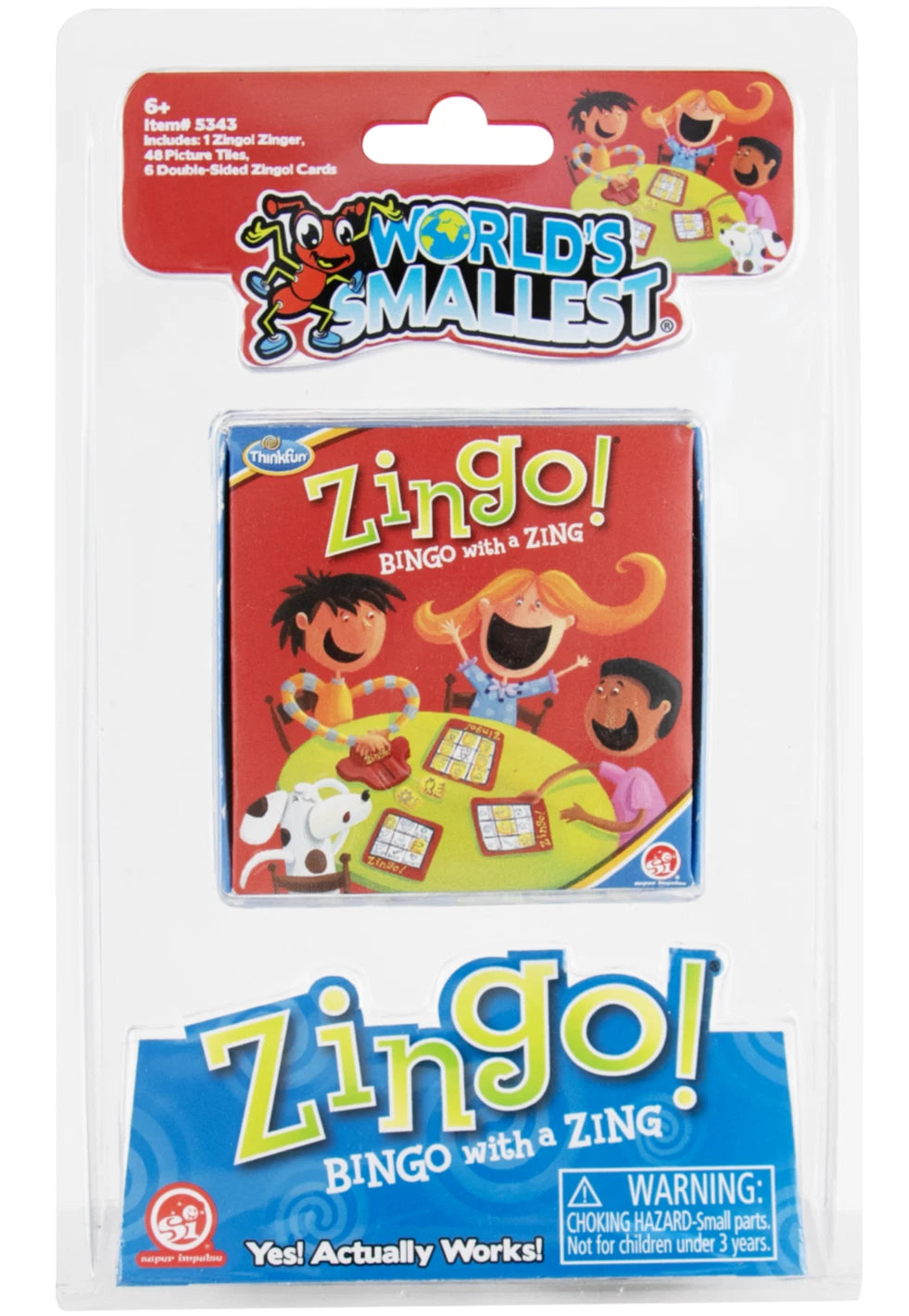 World's Smallest ZINGO Bingo Game