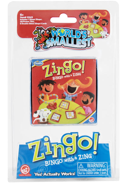 World's Smallest ZINGO Bingo Game