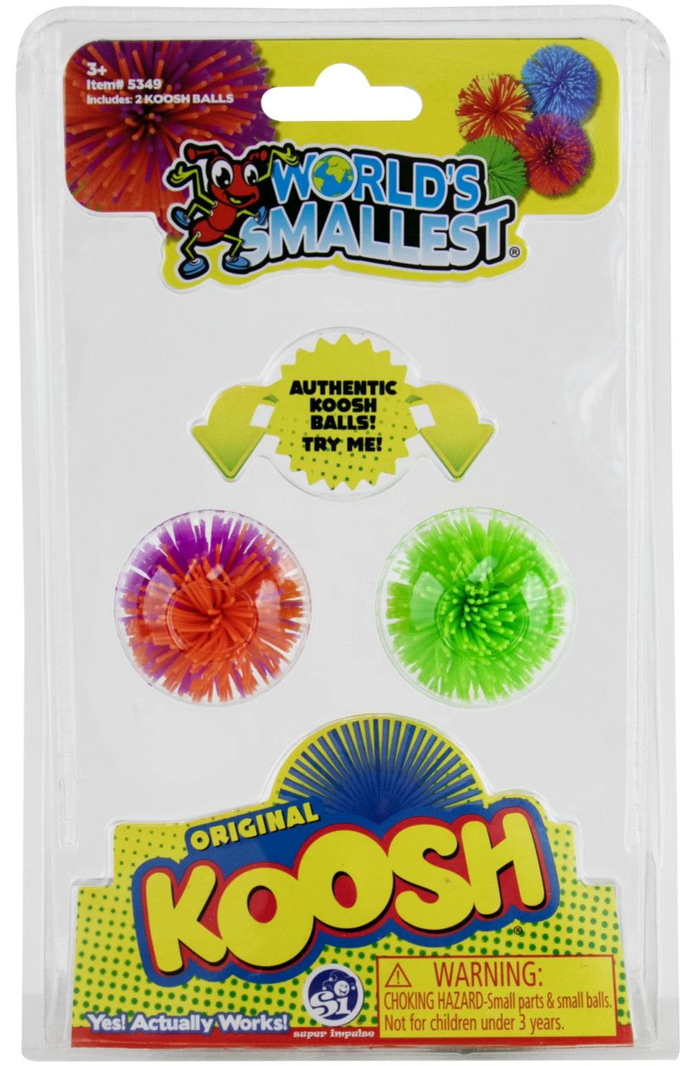 Worlds Smallest ORIGINAL KOOSH BALL Oddzon Miniature Toy