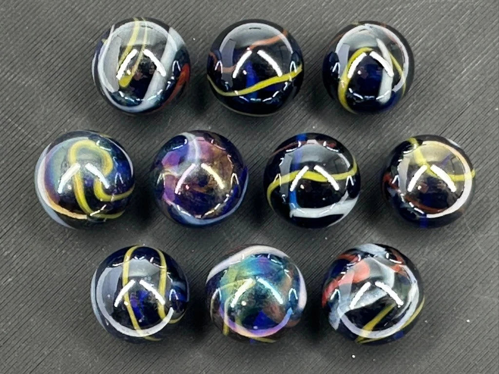 CUSTOM SET Glass Game Marbles 16mm LOT OF 10 (You Choose Color)