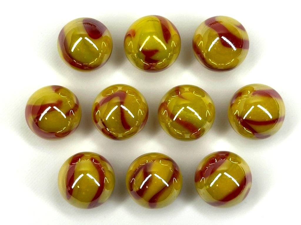 CUSTOM SET Glass Game Marbles 16mm LOT OF 10 (You Choose Color)
