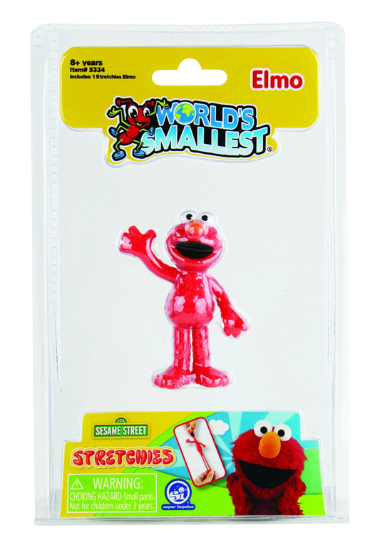 World's Smallest STRETCHIES Cookie Monster/Elmo Sensory Sesame Street Figure