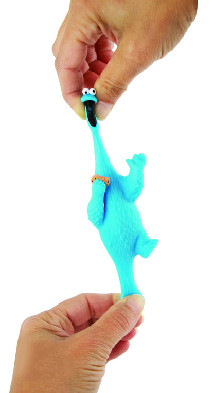 World's Smallest STRETCHIES Cookie Monster/Elmo Sensory Sesame Street Figure