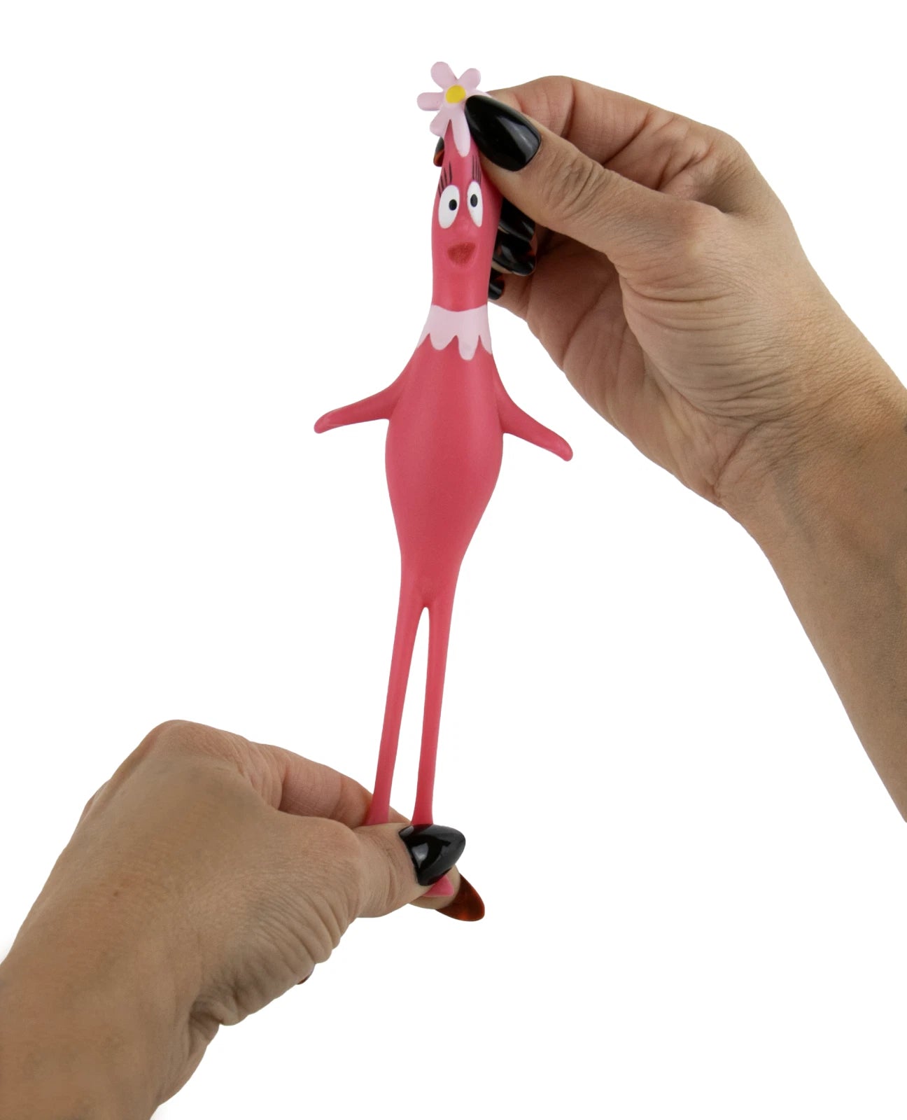 (Set of 2) World's Smallest STRETCHIES YO GABBA! Squish Fidget Foofa Brobee Toy