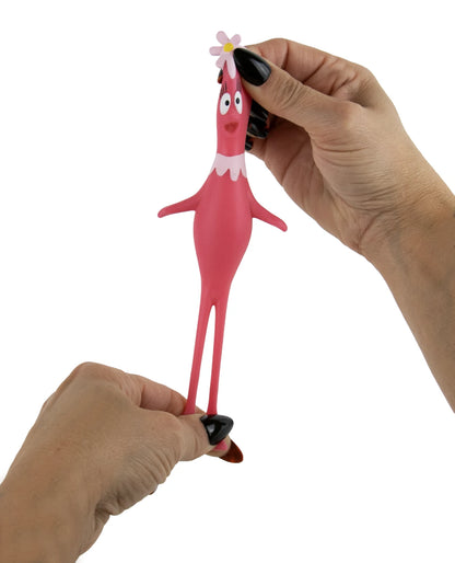 (Set of 2) World's Smallest STRETCHIES YO GABBA! Squish Fidget Foofa Brobee Toy