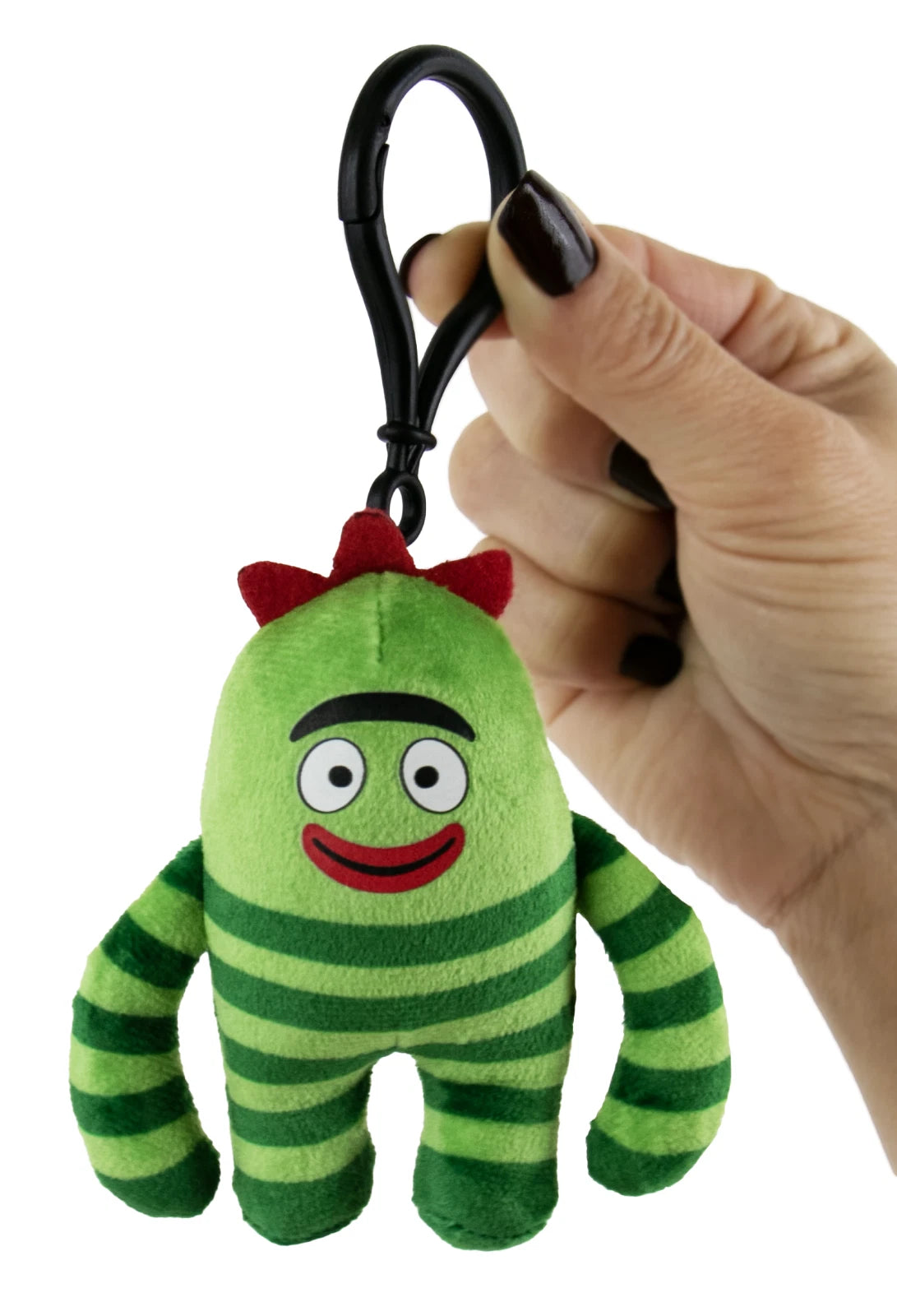 (SET 2) World's Smallest PLUSH Backpack Clip Yo Gabba ! Foofa Brobee Toy