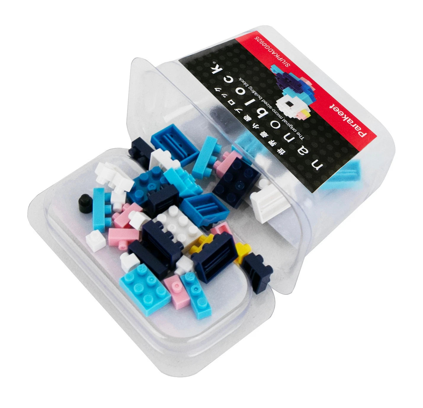 (1 pack) World's Smallest NANO BLOCK Panda, Lion, Parakeet Construction Toy Random