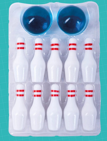 Teeny Town Smallest BOWLING Alley Ten Pin Game Desk World Toy