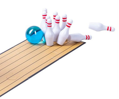 Teeny Town Smallest BOWLING Alley Ten Pin Game Desk World Toy