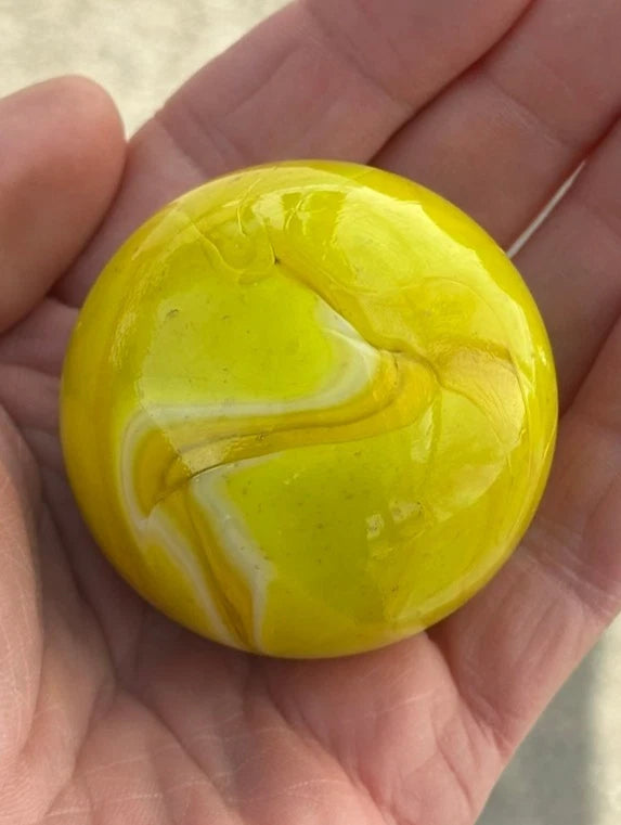 Toe Breaker 50mm (2") LEMON SORBET Glass Marble