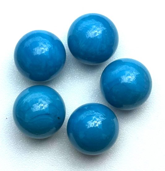 TURQUOISE BLUE Glass Marbles 25mm (1 inch) SHOOTER Taw Lot