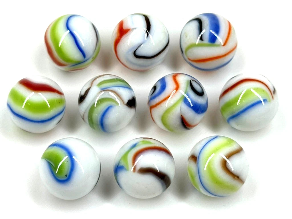 CUSTOM SET Glass Game Marbles 16mm LOT OF 10 (You Choose Color)