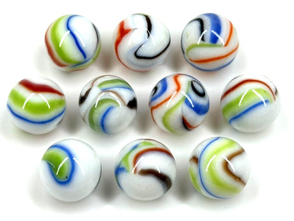 CUSTOM SET Glass Game Marbles 16mm LOT OF 10 (You Choose Color)