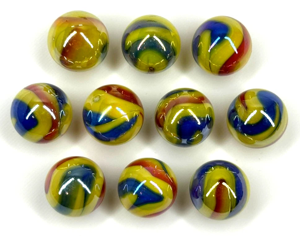 CUSTOM SET Glass Game Marbles 16mm LOT OF 10 (You Choose Color)