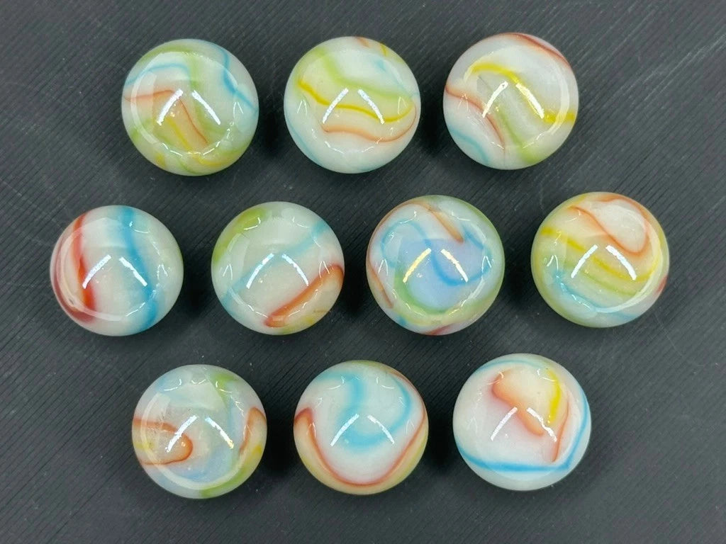 CUSTOM SET Glass Game Marbles 16mm LOT OF 10 (You Choose Color)