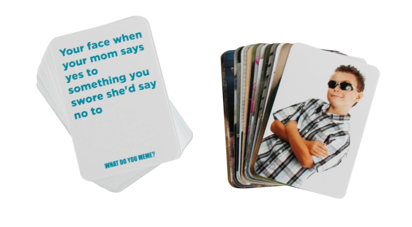 World's Smallest FAMILY Edition - WHAT DO YOU MEME? Card Game Pocket Size
