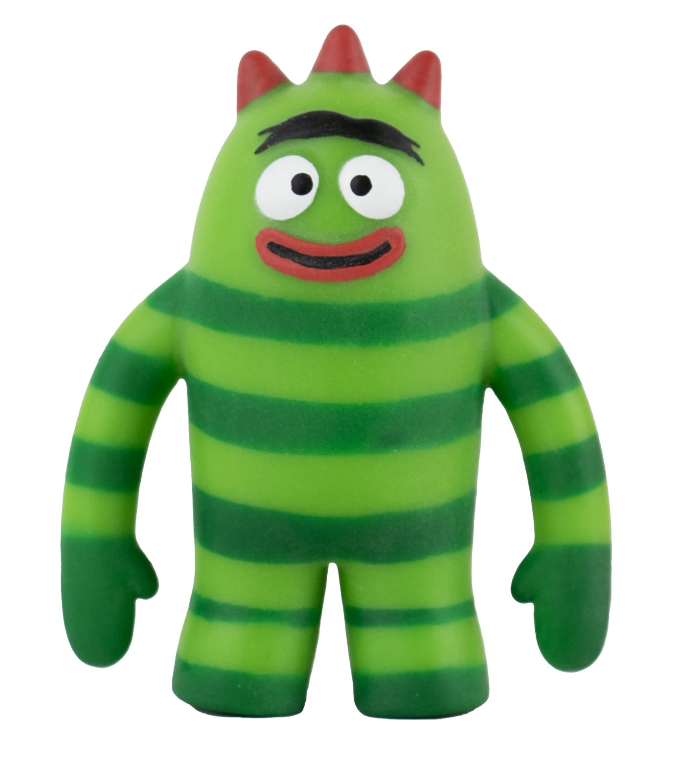 (Set of 2) World's Smallest STRETCHIES YO GABBA! Squish Fidget Foofa Brobee Toy