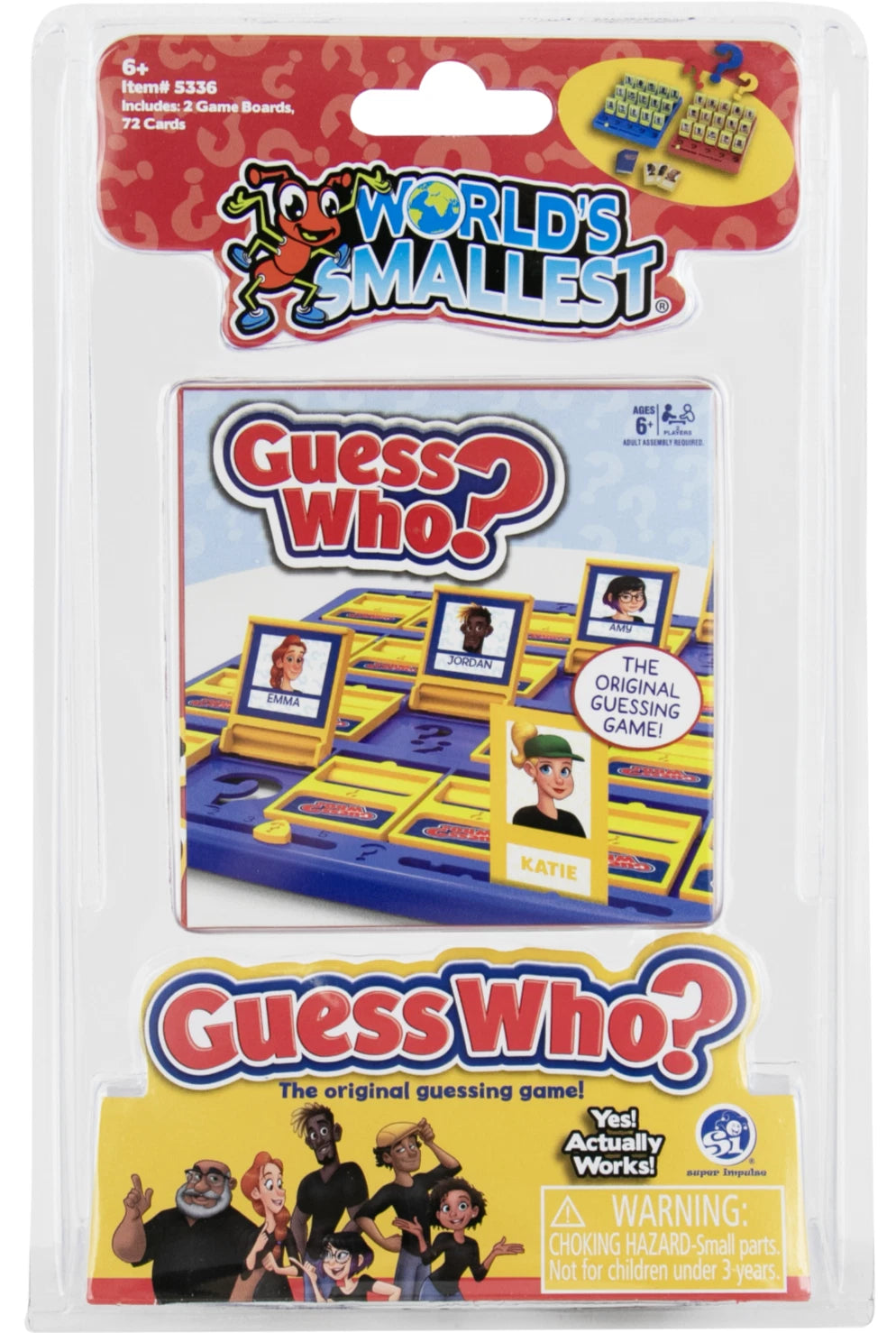 World's Smallest GUESS WHO? Classic Board Game