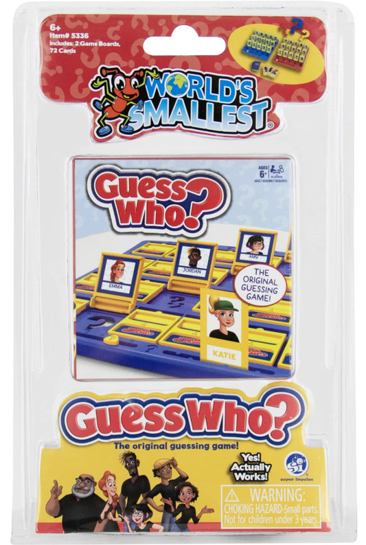 World's Smallest GUESS WHO? Classic Board Game