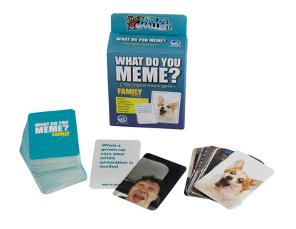 World's Smallest FAMILY Edition - WHAT DO YOU MEME? Card Game Pocket Size