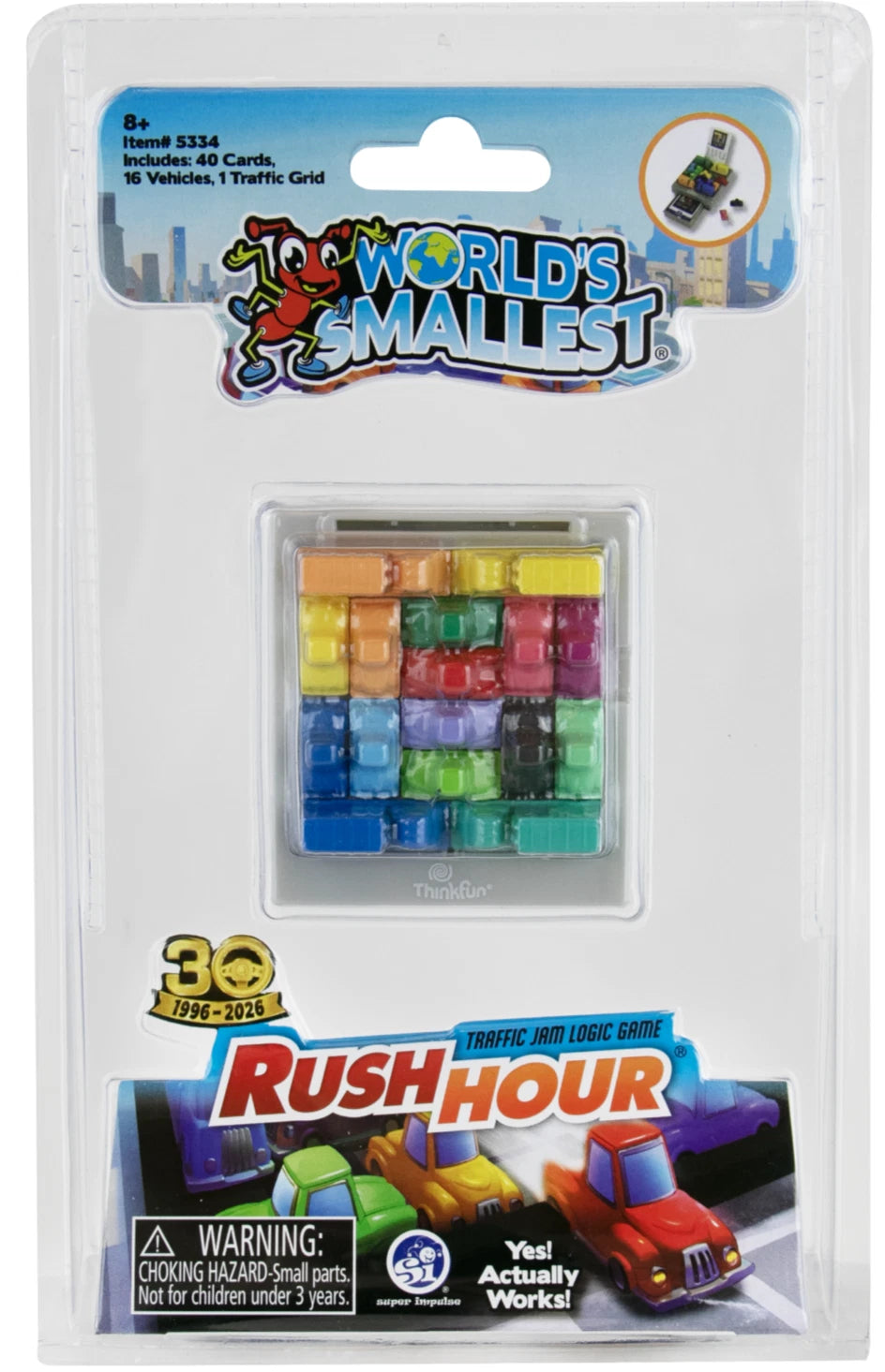 World's Smallest RUSH HOUR Traffic Jam Puzzle Board Game