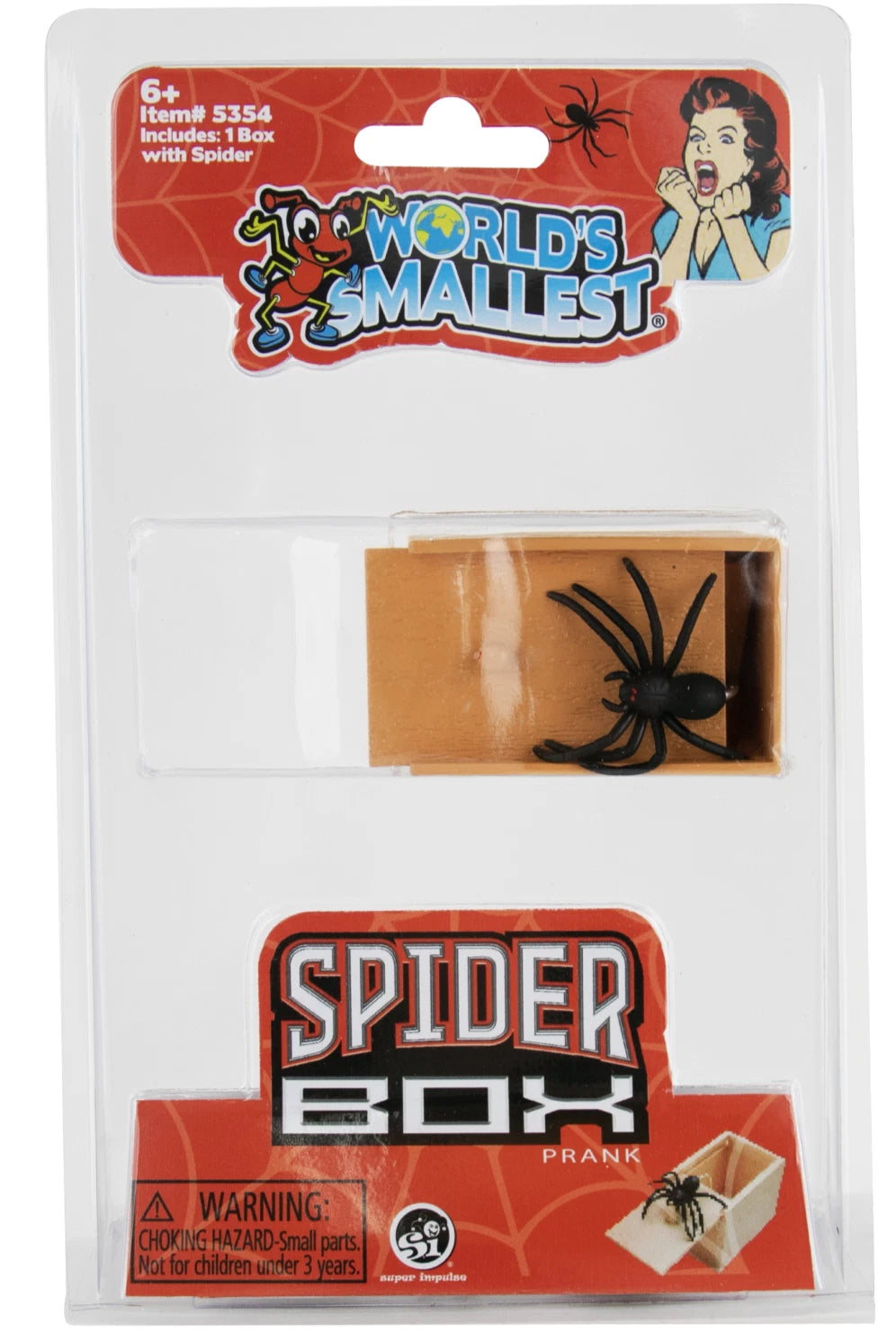World's Smallest SPIDER BOX Scare Prank