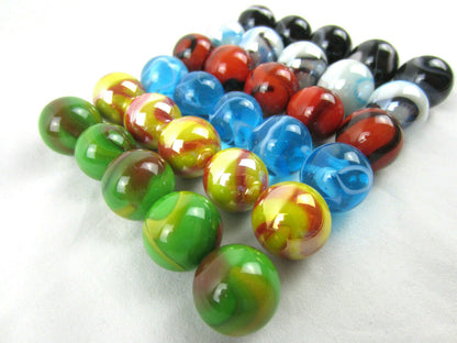 Big Game Toys 30pc Deluxe 16mm Glass Replacement Marbles