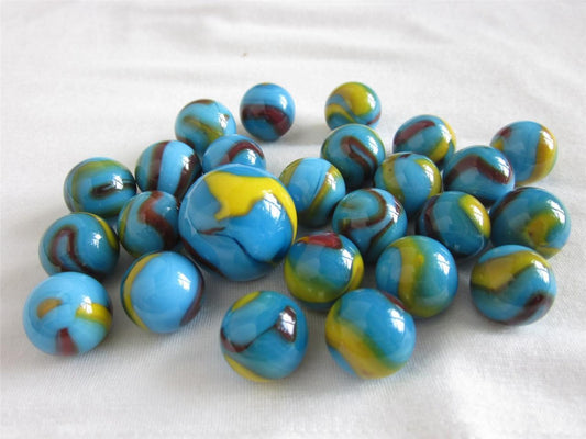 25-rooster-glass-marbles