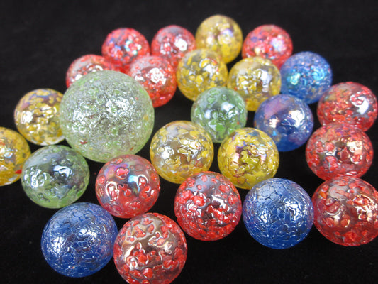 Big Game Toys 25pc Stardust Glass Marbles